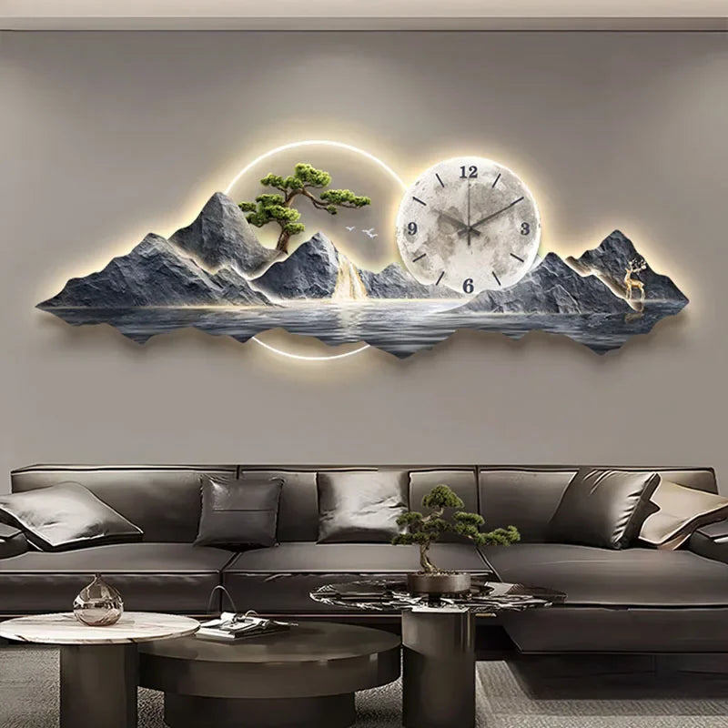 Luxury Minimalist Wall Clocks Mechanism Digital Art Muraart Living Room Kitchen Metal Bedrooms Quartz Reloj De Pared Home Decor