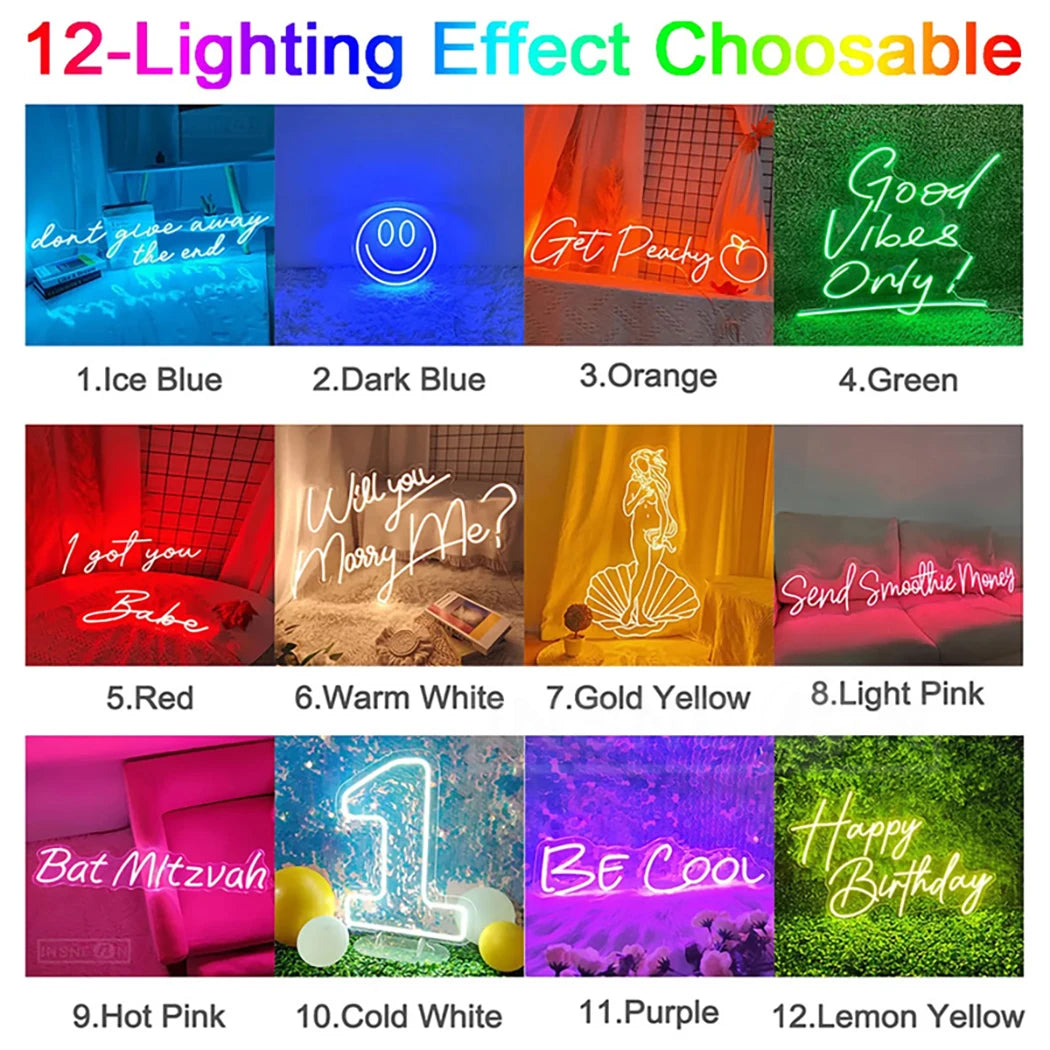 Custom LED Neon Signs Personalized Text USB Pink Night Light Switch Control Nail Salon Beauty Shop Home Decor Neon Wall Decor