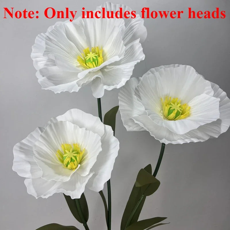 3PCS Large Paper Flowers Giant Artificial Flower Wedding Decoration Customized Artificial Flower Window Display Party Home Decor