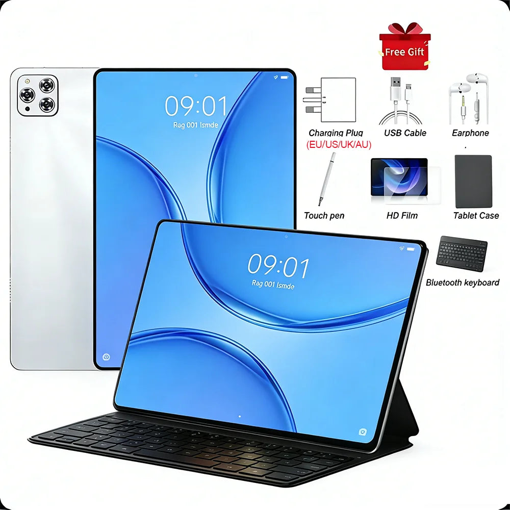 2026 Original 12inch IPad Air Pro 5G Tablet PC Snapdragon 8Gen3 Android 16 22GB 2TB 5G Dual SIM 20000mAh GPS WIFI Network Tablet