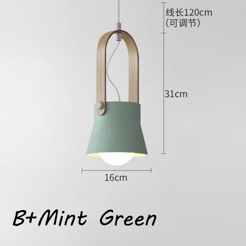 Modern Iron Macaron Pendant Lights Nordic loft Restaurant Bar Pendant Lamp Home Decor Kitchen Fixtures Hanging Lights Luminaires