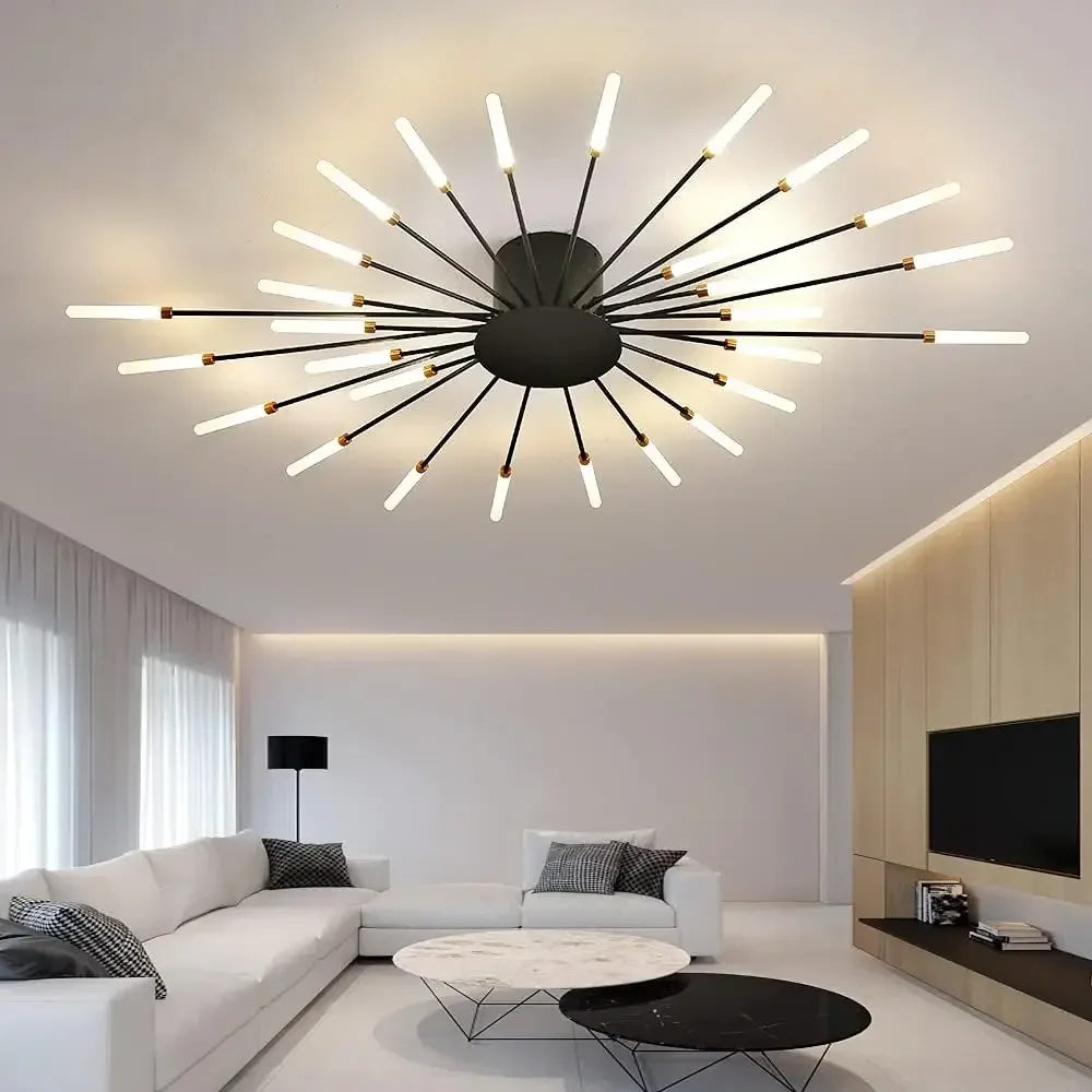 Minimalist Designer LED Ceiling Lamps Suspension Ceiling Lights for Living Room Bedroom Home Decor Indoor Lighting Decoration