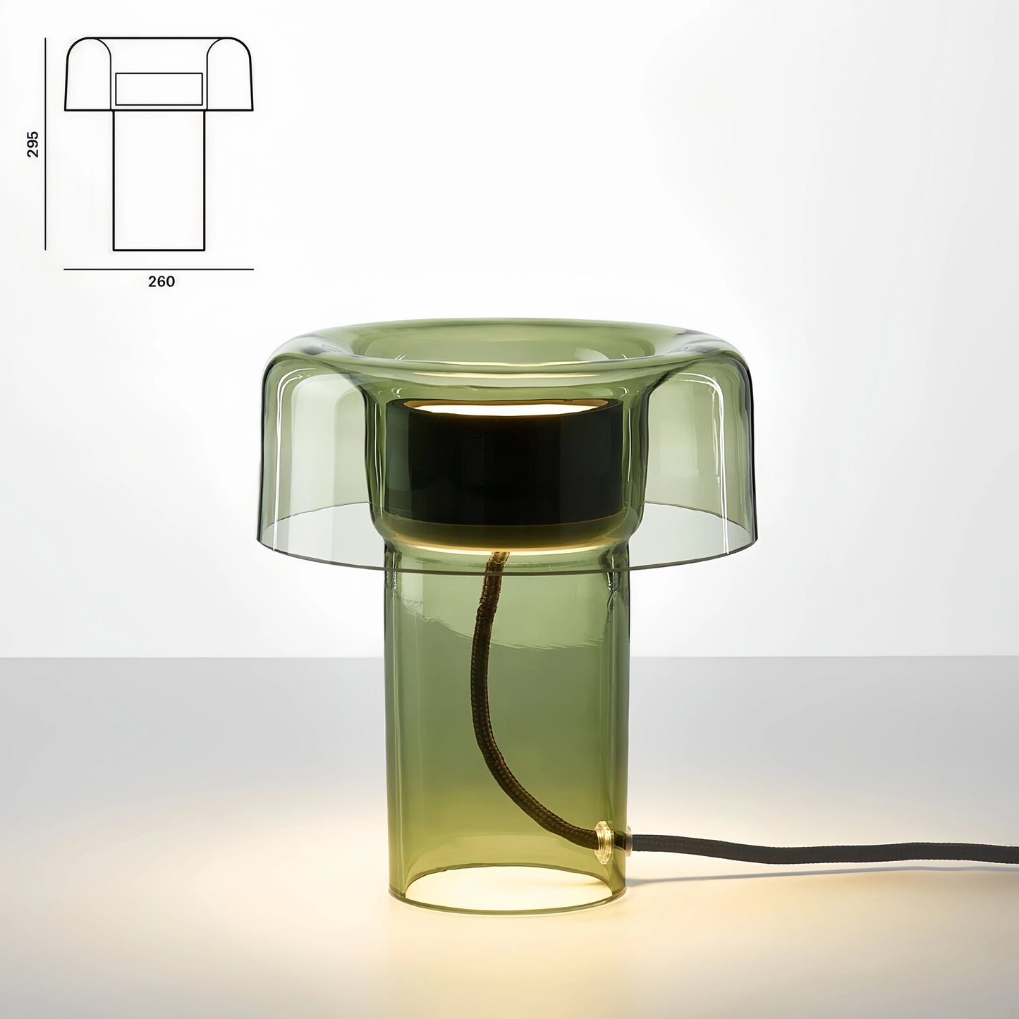 Modern Minimalist Glass Table Lamp Nordic Designer Creative LED Floor Lamp for Bedroom Living Room Study Home Decor Lighting