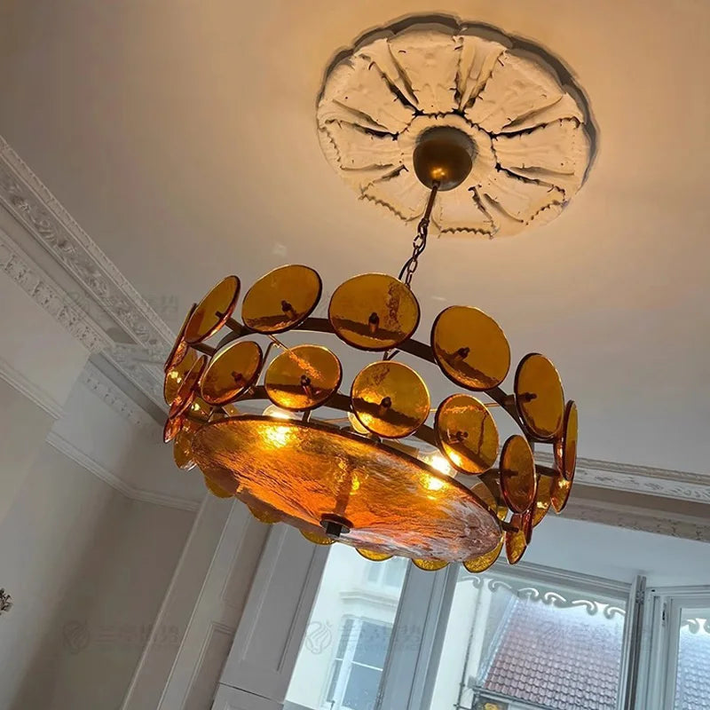 Luxury Glass Chandelier Lighting Lamps Living Rooms Pendant Lights Decorations for Home Decor Items Żyrandol Led Ceiling Lamp