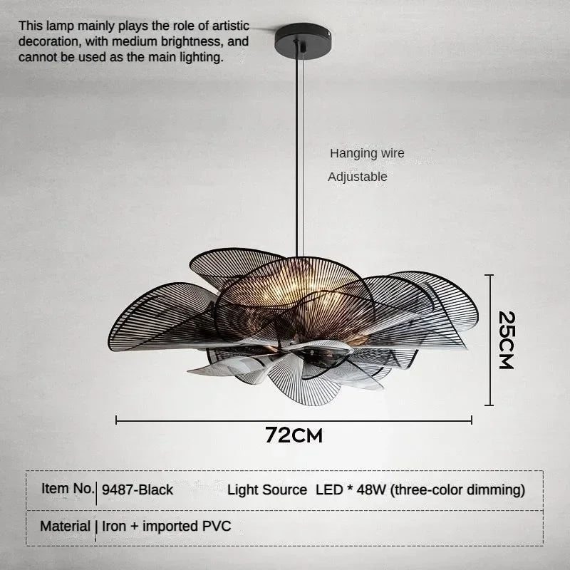 PVC Modern Designer LED Pendant Light Nordic Classic Ceiling Lamp for Bedroom Dining Room Home Decor Lighting