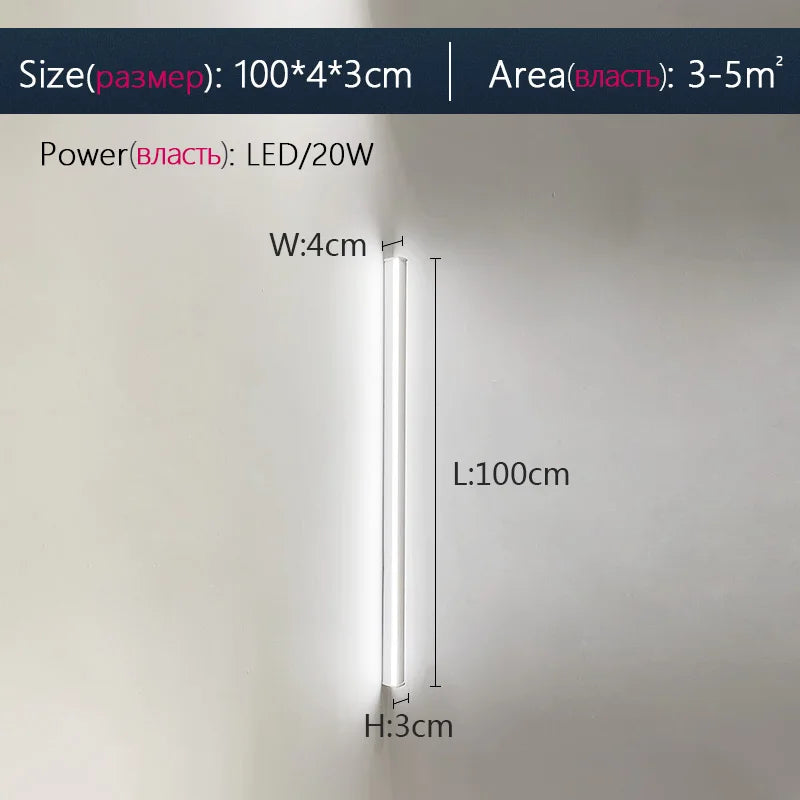 wall lamps waterproof yard fence balcony light garden light outdoor light gate led strip light home decor