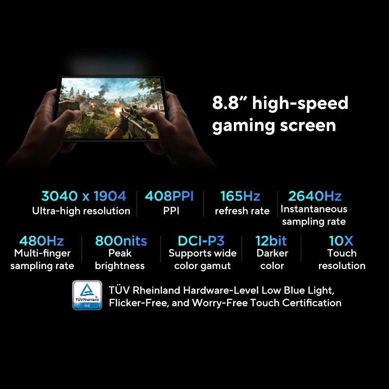 Original Lenovo Legion Y700 5th Gaming Tablet CN Version Snapdragon 8 Elite Gen5 8.8‘’ 3K 165Hz Display 9000mAh Android Pad PC