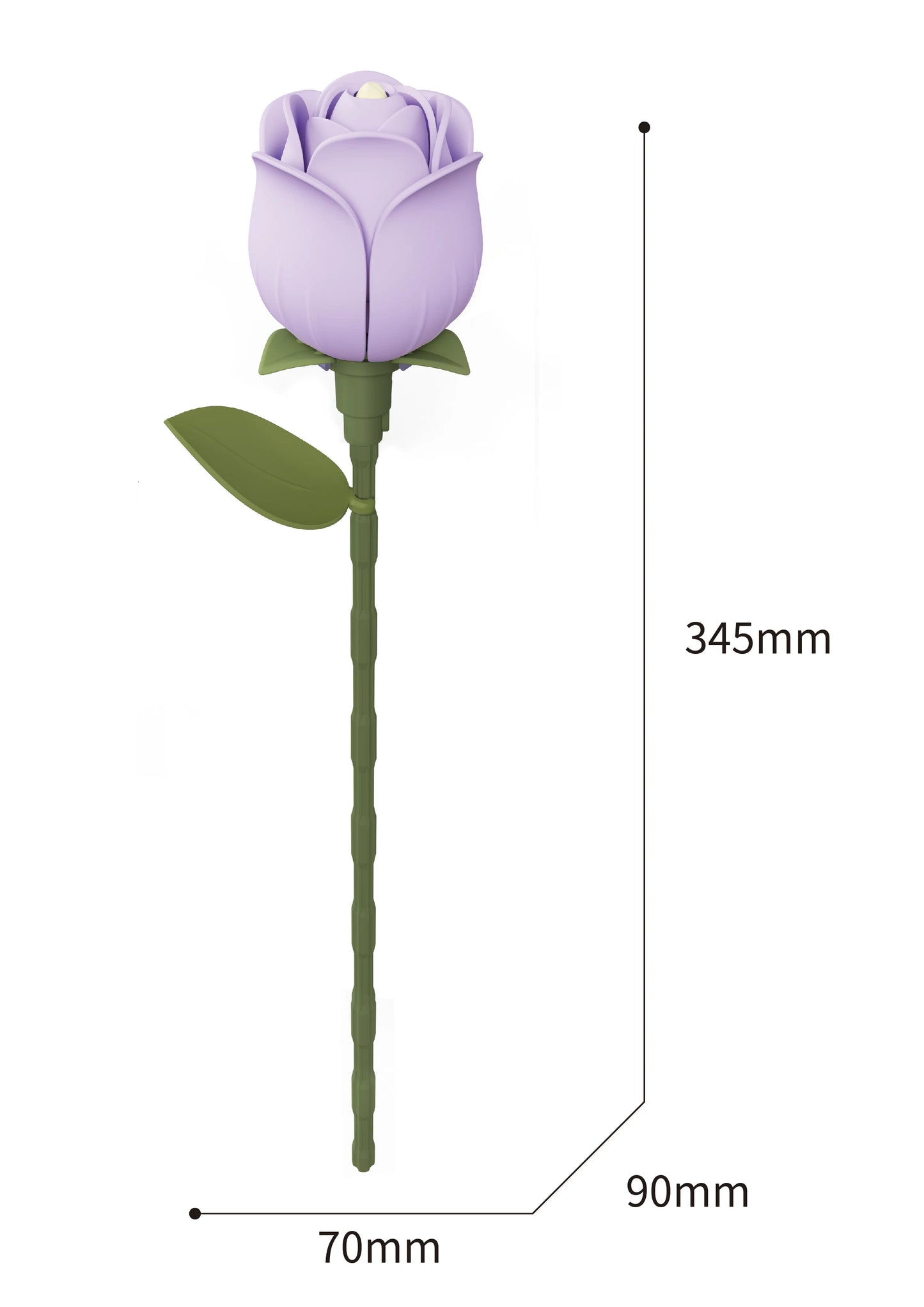 Rolife 3D Puzzle Flowers Wooden Model Kits Home Decor Accessories Living Room Gifts  on Valentine's Day Flower for Women