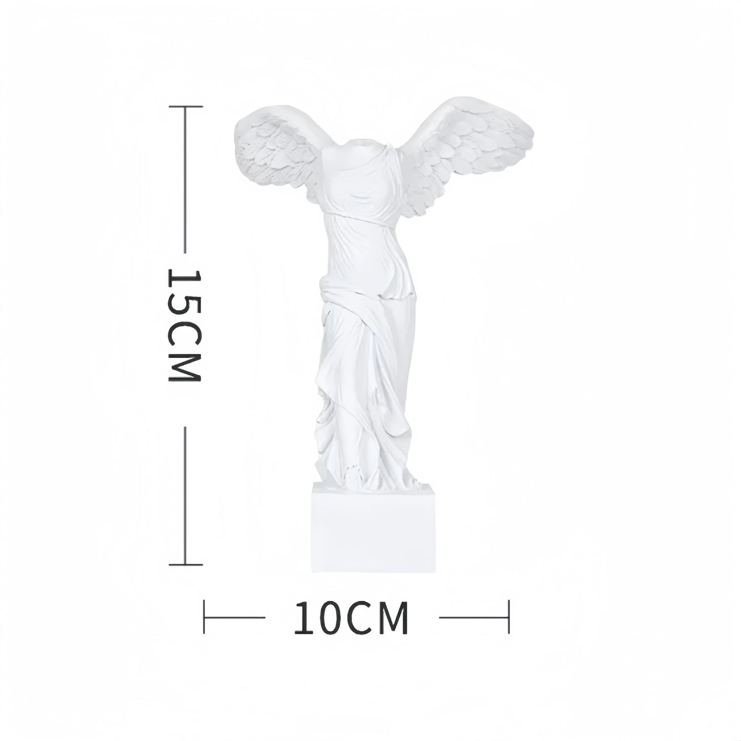 Greek Mythology Statue Goddess of Victory Victoria Figurines Winged Victory of Samothrace Resin Sculpture  Home Decor Ornament