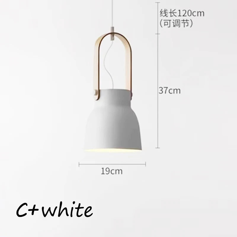 Modern Iron Macaron Pendant Lights Nordic loft Restaurant Bar Pendant Lamp Home Decor Kitchen Fixtures Hanging Lights Luminaires