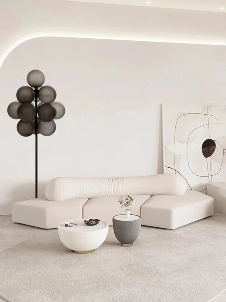 Simple Design Grape Lamp Series Personality Home Decor Elegant Creative Ripple Ball Lights Ceiling Chandelier For Living Room