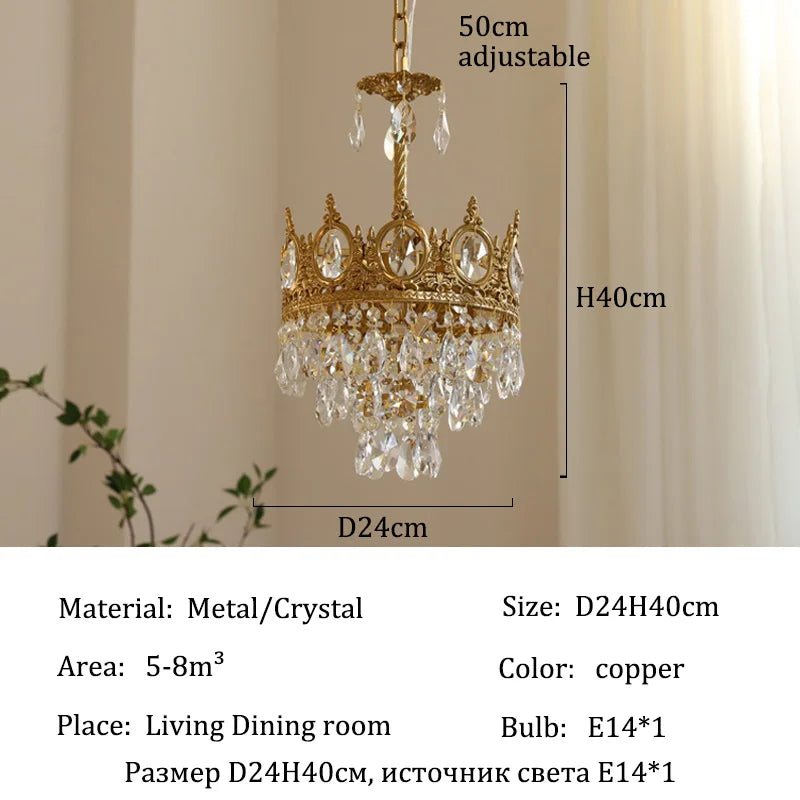 Luxury Crystal Crown Chandelier Home Decor Living Room Lights Led Ceiling Light Fixture Modern Hanging Chandelier Lighting Lamps