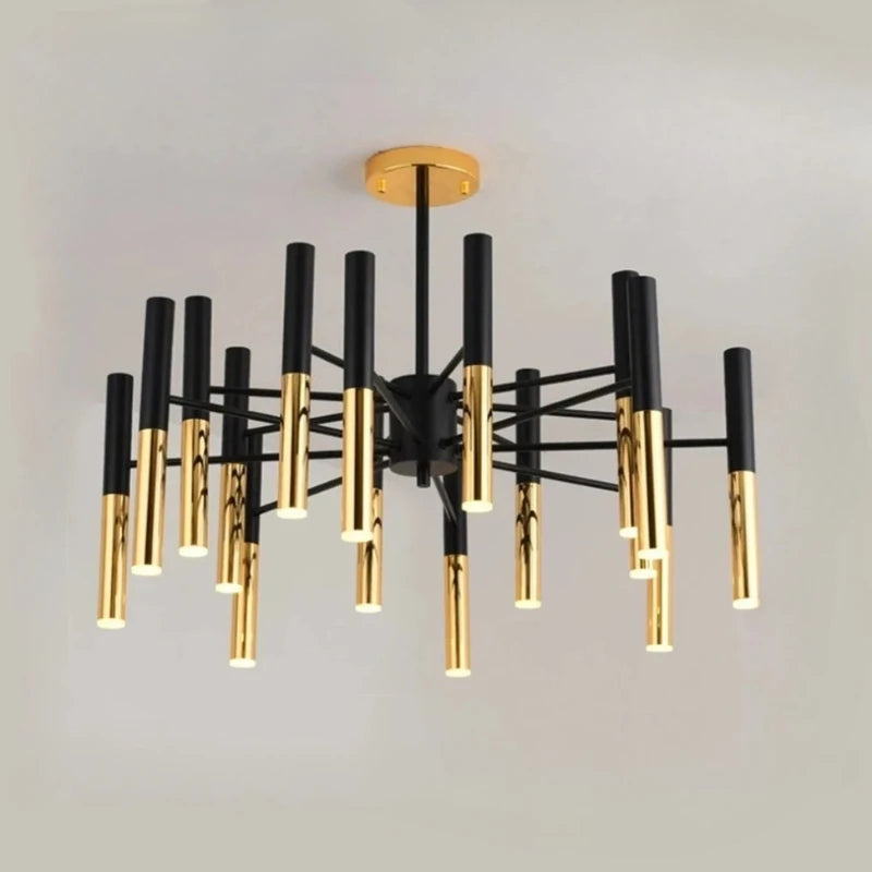 Post-modern Minimalist LED Ceiling Chandelier Lamps Concise Stick Suspension Pendant Lights Home Decor Items Living Room Bedroom