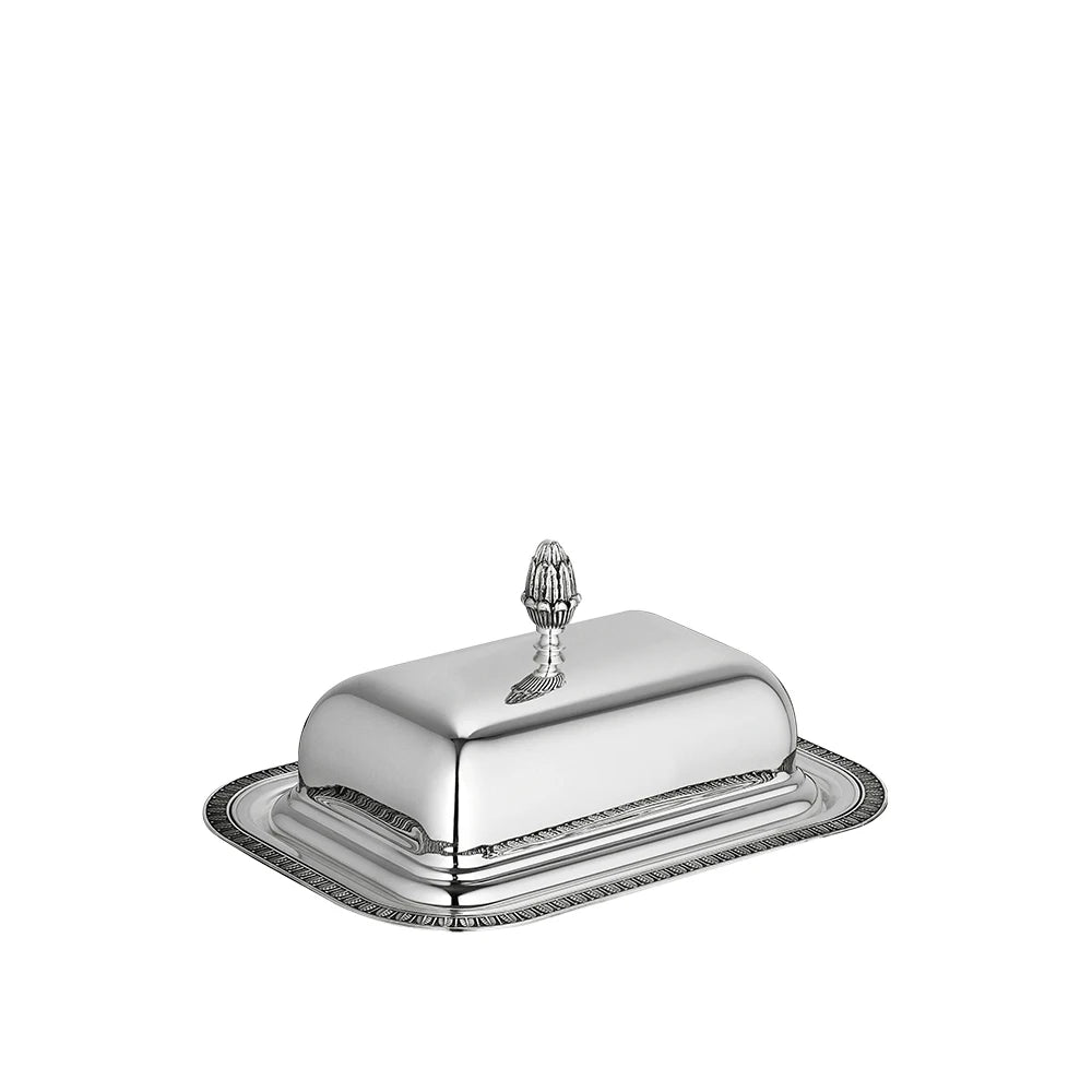 Stainless Steel Butter Dish with Lid, Luxury Butter Tray for Countertop, High-Quality Butter Container for Home Decor, Kitchen