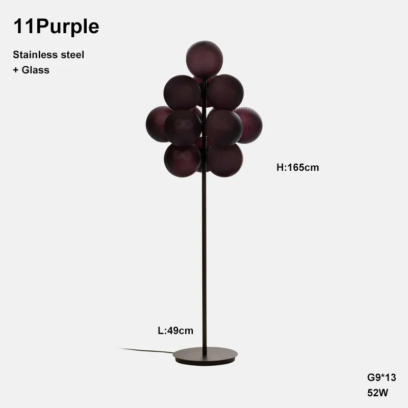 Simple Design Grape Lamp Series Personality Home Decor Elegant Creative Ripple Ball Lights Ceiling Chandelier For Living Room