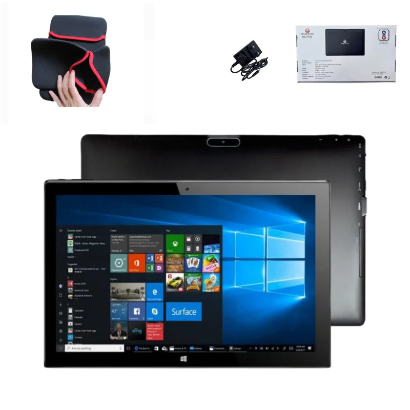 10.1" Windows 10 Pro Tablet PC Intel Celeron N4000 64bit Quad Core Dual Camear 4GB DDR 32GB ROM 1280 x 800 IPS HD-MI Port