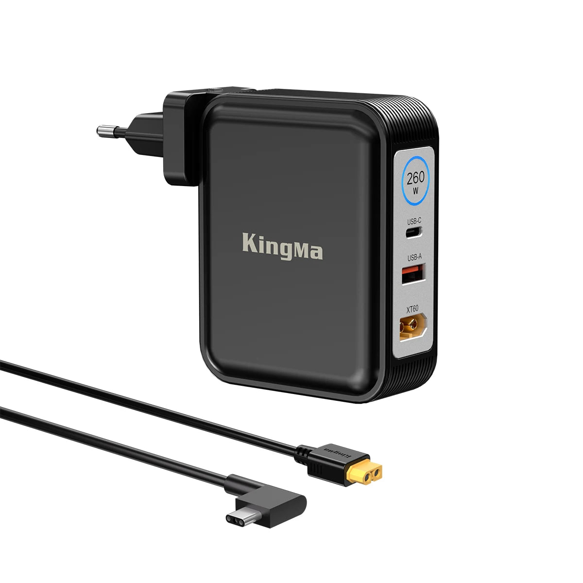 260W GaN Charger for Razer Blade 14, Portable Gaming Laptop Adapter (20V/13A), PD 3.0 Foldable Fast Charger Power Supply