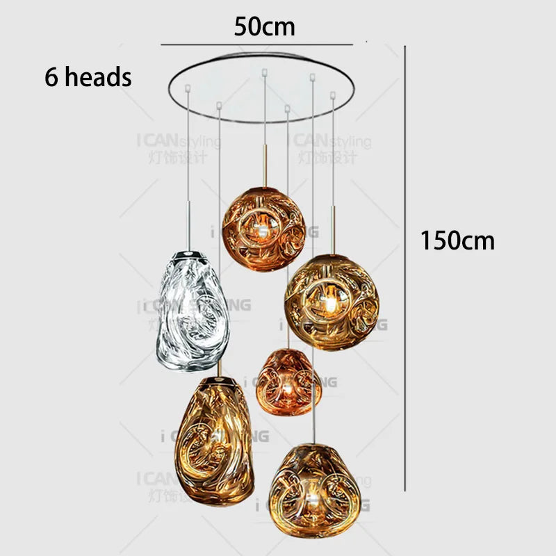 Modern home decor led lights pendant light lamps for living room Chandeliers for dining room hanging light indoor lighting