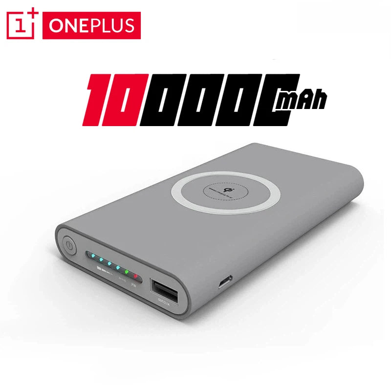 Oneplus Magnetic Power Bank Super Thin Wireless 200000mah High Capacity Backup Battery Two-way Fast Charger For iPhone Xiaomi