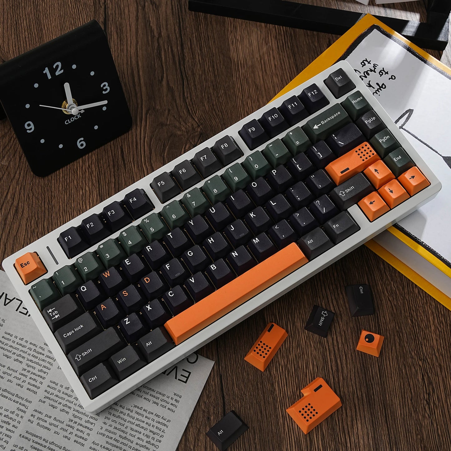GMK Resonance Dye Sub 143-Key Mechanical Keyboard Keycaps Multilingual Set - German Korean Spanish Arabic French Russian ABNT-2