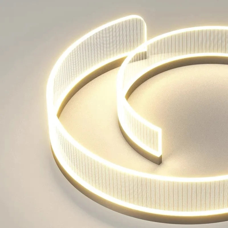 Modern Minimalist LED Ceiling Chandeliers Lamps Cream Eye Protection Pendant Lights Home Decor Bedroom Dinning Lighting Fixtures