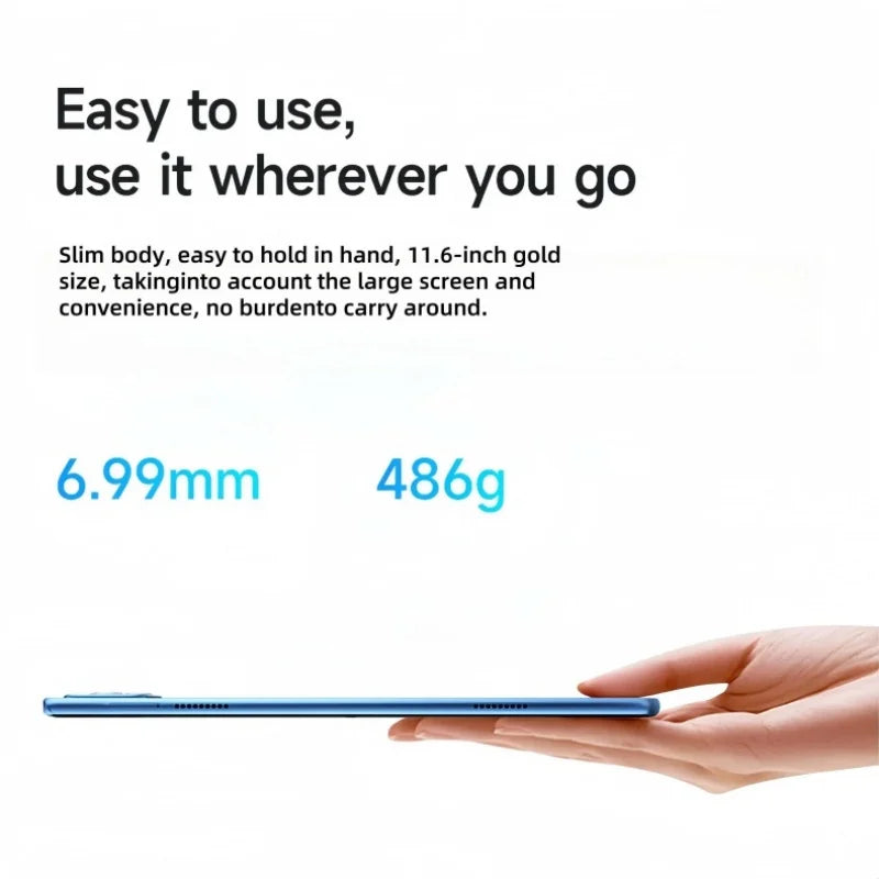 2026 Original 12inch IPad Air Pro 5G Tablet PC Snapdragon 8Gen3 Android 16 22GB 2TB 5G Dual SIM 20000mAh GPS WIFI Network Tablet