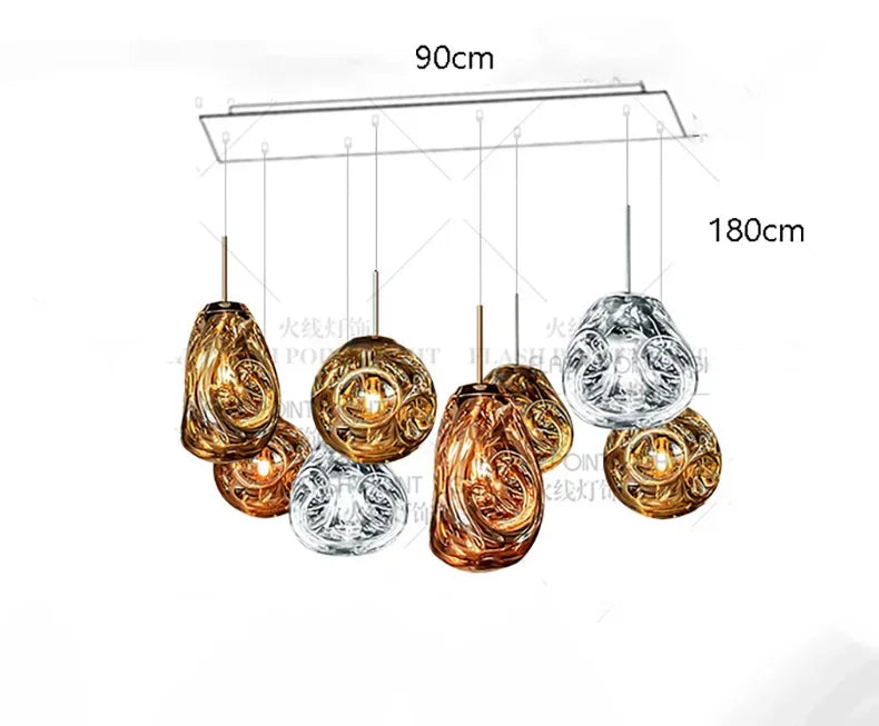Modern home decor led lights pendant light lamps for living room Chandeliers for dining room hanging light indoor lighting