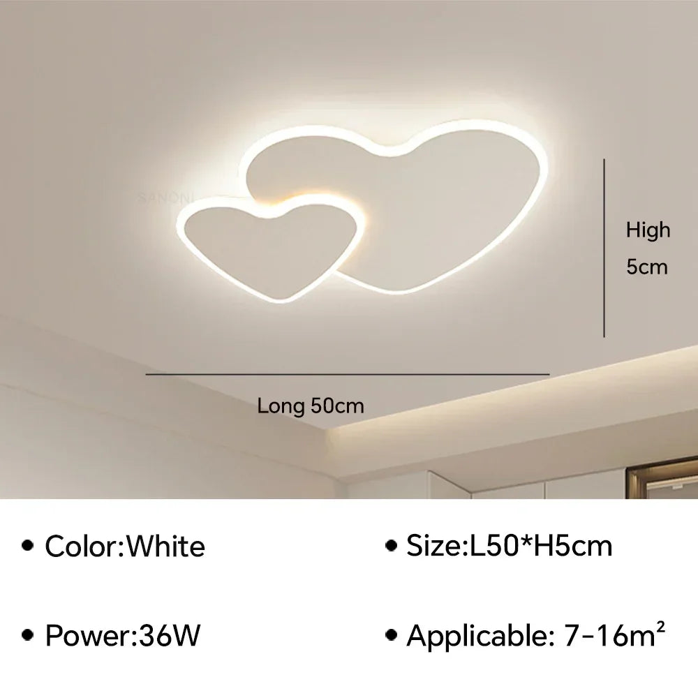 Modern LED Ceiling Lamp For Living Dining Bedroom Loft Children's Room Chandelier Kid's Light Indoor Home Decor Lighting Fixture