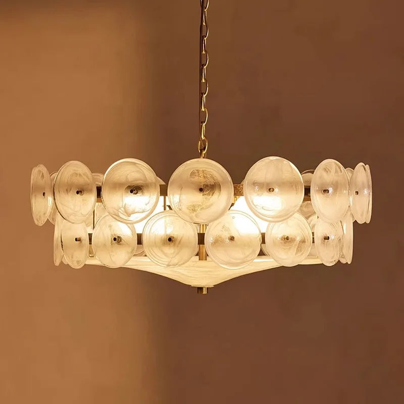 Luxury Glass Chandelier Lighting Lamps Living Rooms Pendant Lights Decorations for Home Decor Items Żyrandol Led Ceiling Lamp