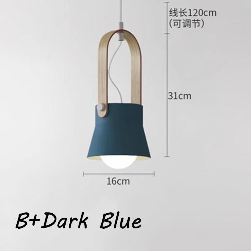 Modern Iron Macaron Pendant Lights Nordic loft Restaurant Bar Pendant Lamp Home Decor Kitchen Fixtures Hanging Lights Luminaires