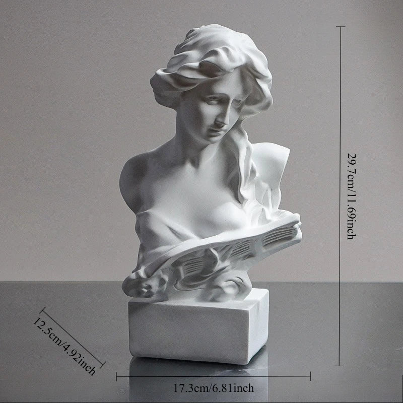 Greek Mythological Character Apollo Diana Statue Resin Classic David Sketches Plaster Home Decor Living Room Creative Ornament