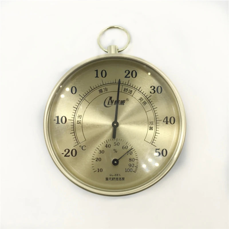 High Quality Indoor Thermometer Hygrometer with Wall Hanging - Home Decor Temperature Humidity Gauge for Household